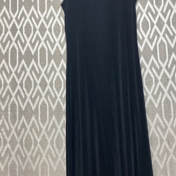 Coldwater Creek Black Dress Sleeveless Maxi With Stretch Size: Small - Picture 4 of 6